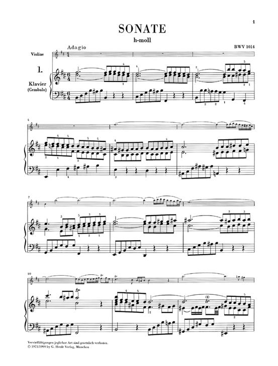 Sonatas for Violin and Piano - Sonatas for Violin and Piano (Harpsichord) 1-3