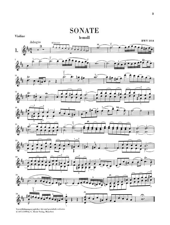 Sonatas for Violin and Piano - Sonatas for Violin and Piano (Harpsichord) 1-3