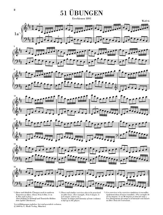 51 Exercises For Piano