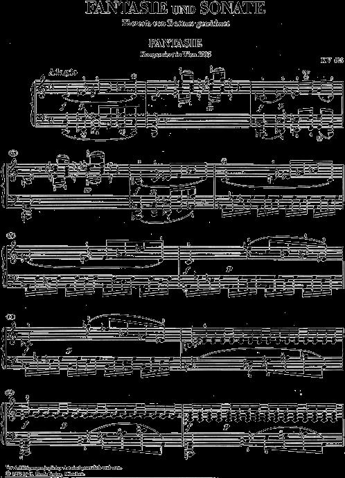 Fantasy and Sonata In C Minor KV 475/457