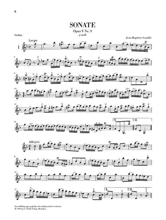 Französische Violinmusik der Barockzeit 1