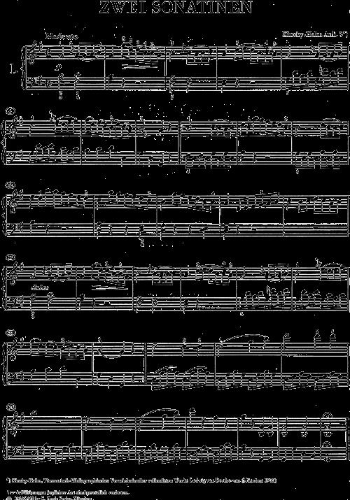 Zwei Sonatinen