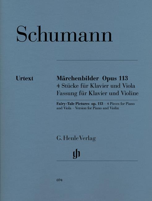 Fairy-Tale Pictures For Violin And Piano Op.113 - noty pro housle a klavír