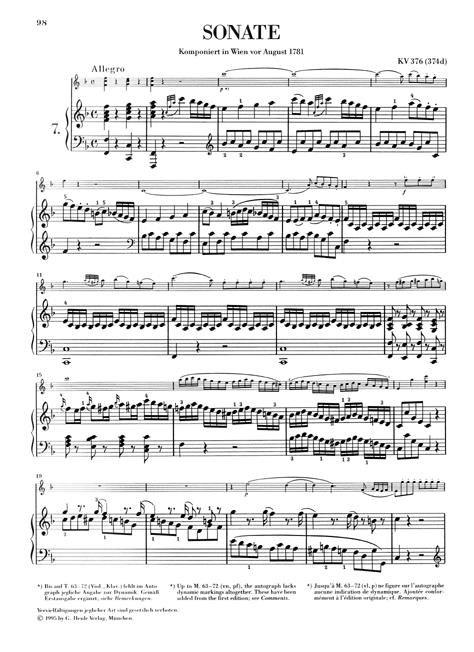 Werke für Klavier und Violine I - Works for Piano and Violin I