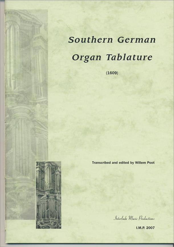 Southern German Organ Tablature - noty na varhany