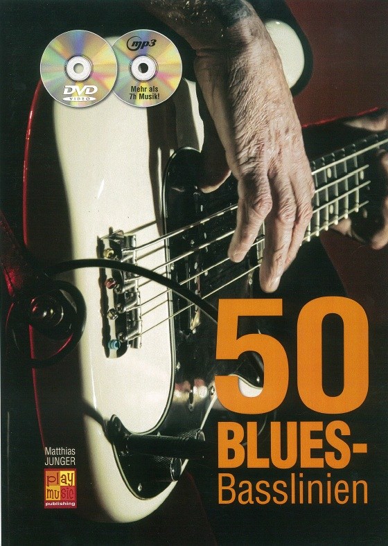Matthias Junger: 50 Blues-Basslinien (Book/CD/DVD) 