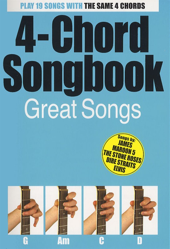 4-Chord Songbook: Great Hits - písně s texty a akordy