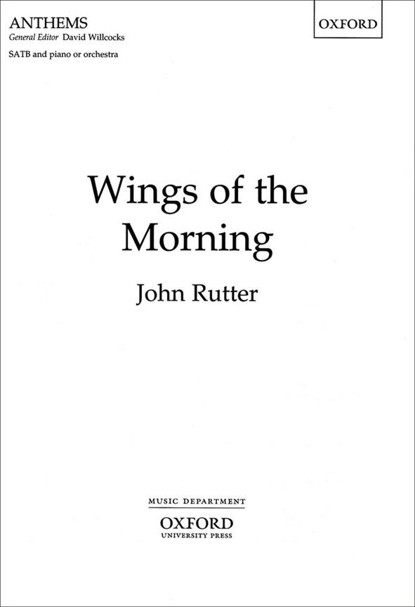 Wings Of The Morning - noty pro sbor