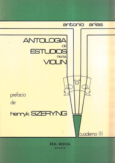 Antología de Estudios para Violín Volumen 3 - Grado Medio - pro housle