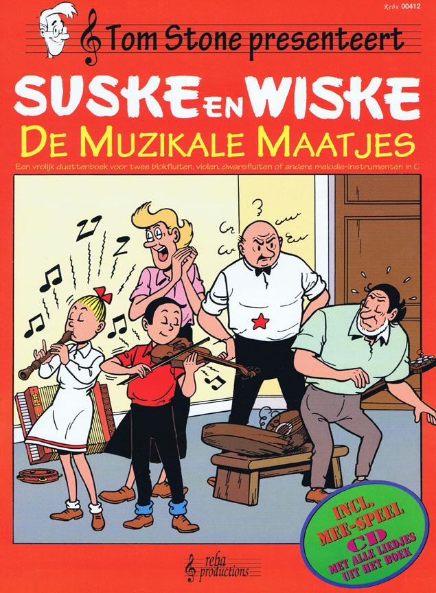 Suske & Wiske Muzikale Maatjes - noty a melodie pro zobcovou flétnu