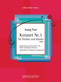 Concert No. 3 for Violin and Piano - after the Violin Concerto No. 3 - housle a klavír