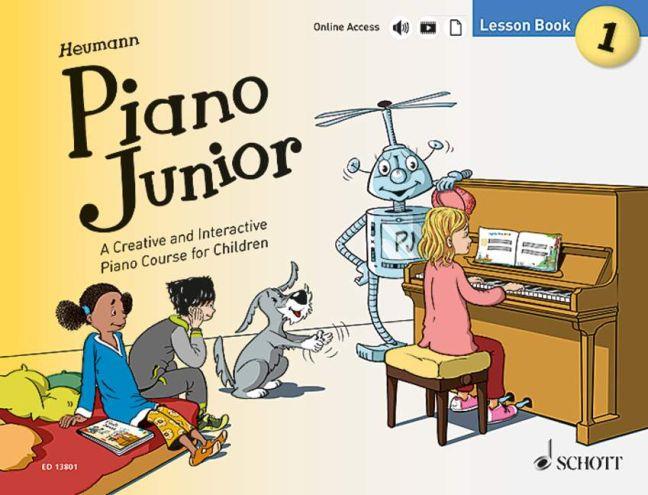 Piano Junior - Lesson Book 1 - A Creative and Interactive Piano Course for Children - pro klavír