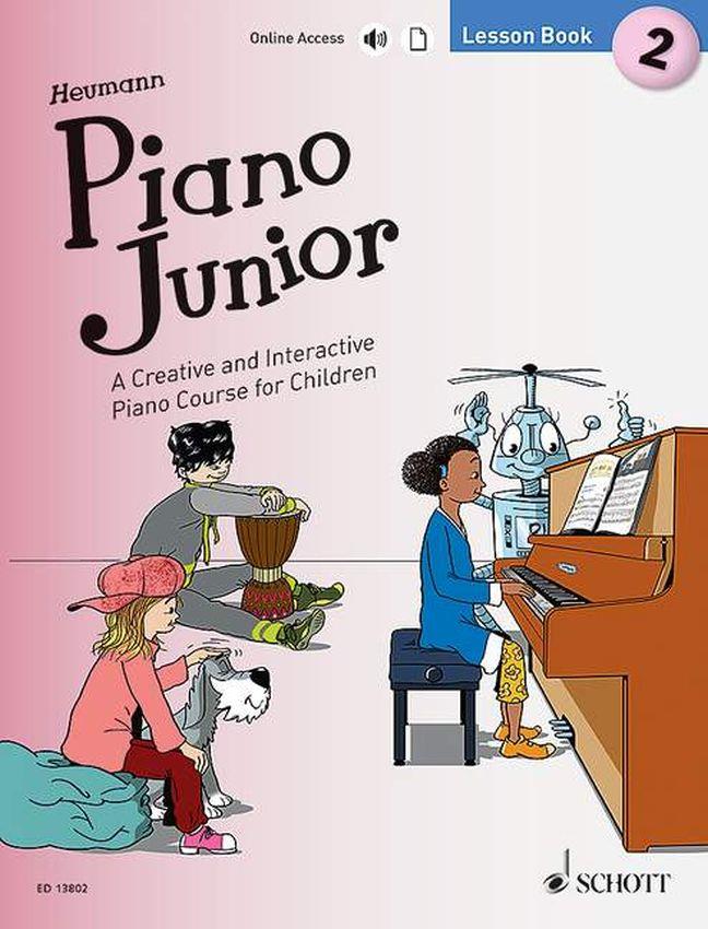 Piano Junior - Lesson Book 2 - A Creative and Interactive Piano Course for Children - pro klavír