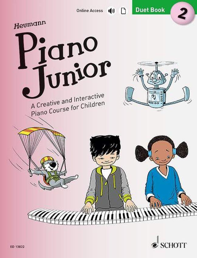 Piano Junior: Duet Book 2 Vol. 2 - A Creative and Interactive Piano Course for Children - noty na klavír