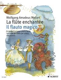 Il flauto Magico / La Flûte enchantée KV 620 - An German Comic Opera in two acts - Mozart pro klavír