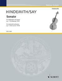 Sonata op. 11 - for violoncello and piano by Paul Hindemith. First version 1919 - na violoncello a klavír