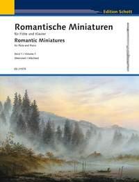 Romantische Miniaturen Band 1 - für Flöte und Klavier - příčná flétna a klavír