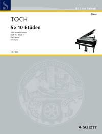 10 Concert Etudes op. 55 Band 1 - Nos 1-5 - pro klavír