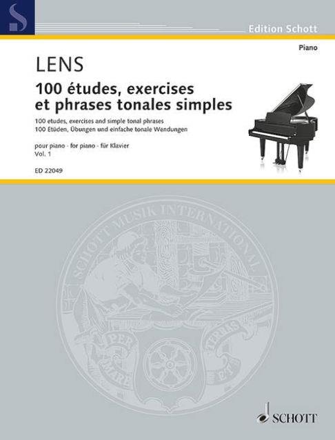 100 études, exercises et phrases tonales Vol. 1 - pour piano - pro klavír