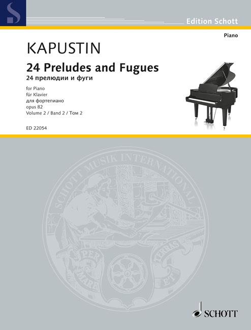 Twenty-Four Preludes and Fugues op. 82 Band 2 - pro klavír
