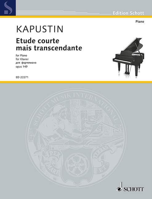 Etude courte mais transcendante op. 149 - pro klavír