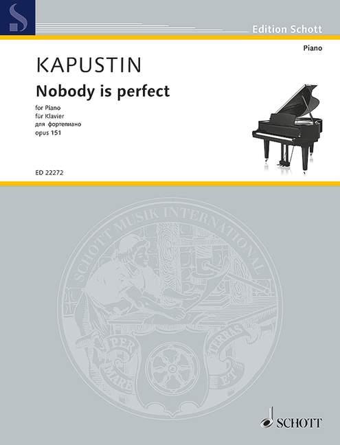 Nobody is perfect op. 151 - pro klavír