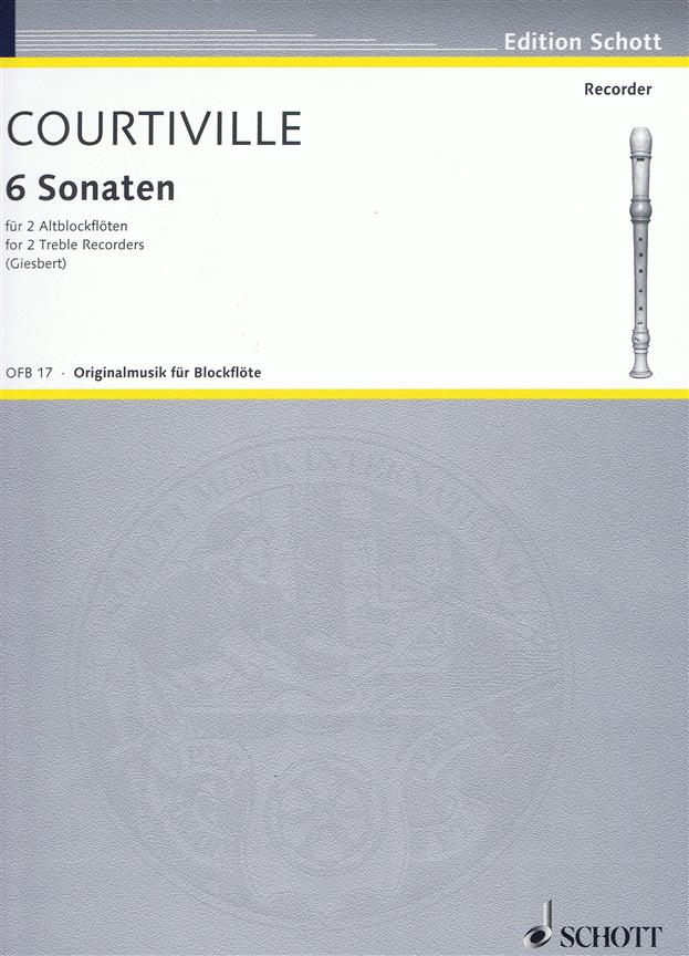 Sonaten(6) - altová flétna duet