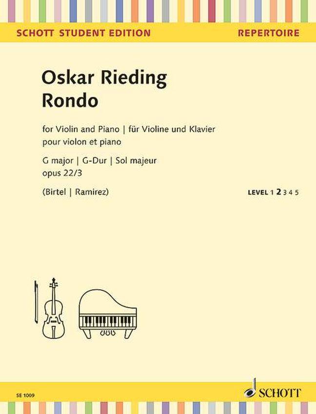 Rondo G-Dur op. 22/3 - skladby pro housle a klavír