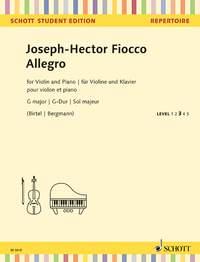 Allegro G major - skladby pro housle a klavír