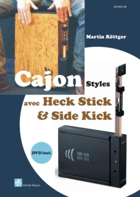 Cajon Styles Avec Heck Stick & Side Kick - skladby pro kytaru