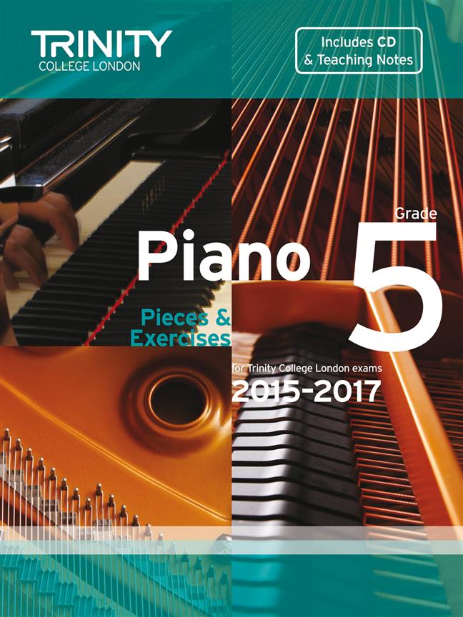 Piano Exam Pieces & Exercises 2015-2017 - Grade 5 - Piano teaching material - noty na klavír