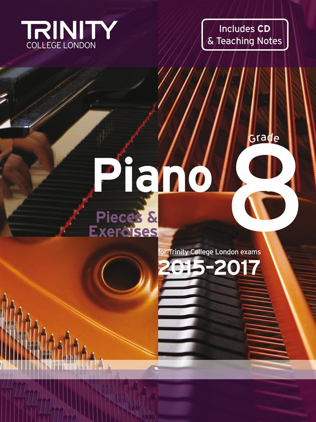 Piano Exam Pieces & Exercises 2015-2017 - Grade 8 - Piano teaching material - noty na klavír