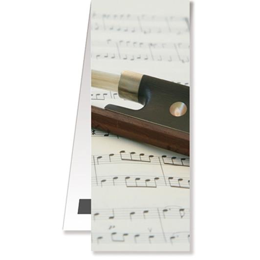 Bookmark Bow/Sheet music magnetic - 4,5 x 10, 5 cm - magnetická záložka do knihy