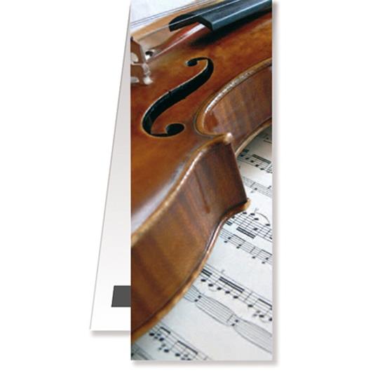 Bookmark Violin/Sheet music magnetic - 4,5 x 10, 5 cm - magnetická záložka do knihy