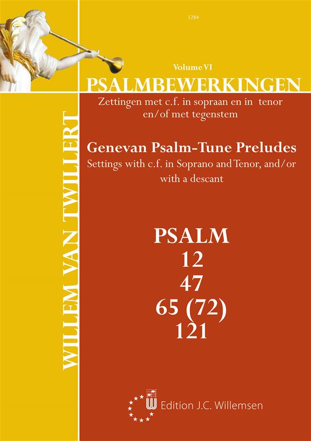 Psalmbewerkingen 6 In Klassieke Stijl - Zettingen met c.f. in sopraan en in tenor en/of met tegenstem - pro varhany