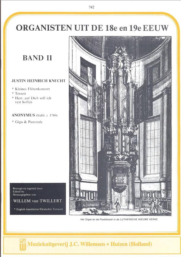 Organisten uit de 18e en 19e Eeuw 2 - noty na varhany
