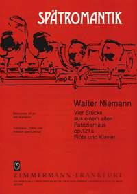 Vier Stücke Aus Einem Alten Patrizierhause - Op. 121A - příčná flétna a klavír